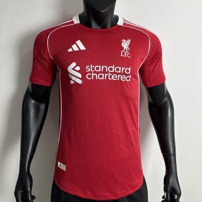 Liverpool Home Kit 2025-26 Player Edition